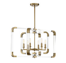 Savoy House 7-1660-6-322 - Rotterdam 6-Light Pendant in Warm Brass