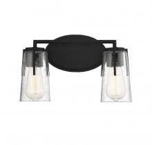 Savoy House 8-7045-2-BK - Sacremento 2-Light Bathroom Vanity Light in Black