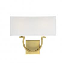 Savoy House 9-998-2-322 - Rhodes 2-Light Wall Sconce in Warm Brass