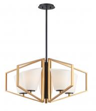 Maxim 26355SWGLDBK - Oblique-Chandelier