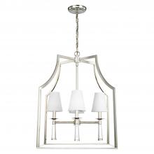 Crystorama 8864-PN - Baxter 4 Light Polished Nickel Chandelier