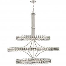 Crystorama CLO-8000-BN - Clover 24 Light Brushed Nickel Chandelier