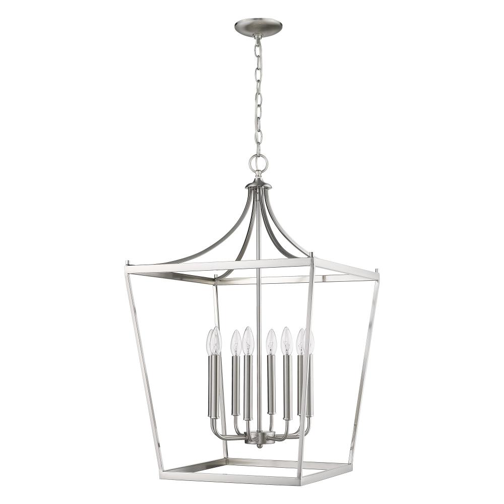 Kennedy 8-Light Satin Nickel Chandelier