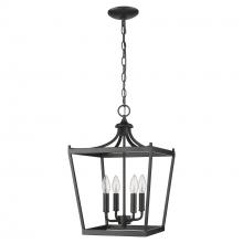 Acclaim Lighting IN11133BK - Kennedy 4-Light Matte Black Chandelier