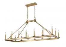 Z-Lite 482-16L-OBR - 16 Light Linear Chandelier