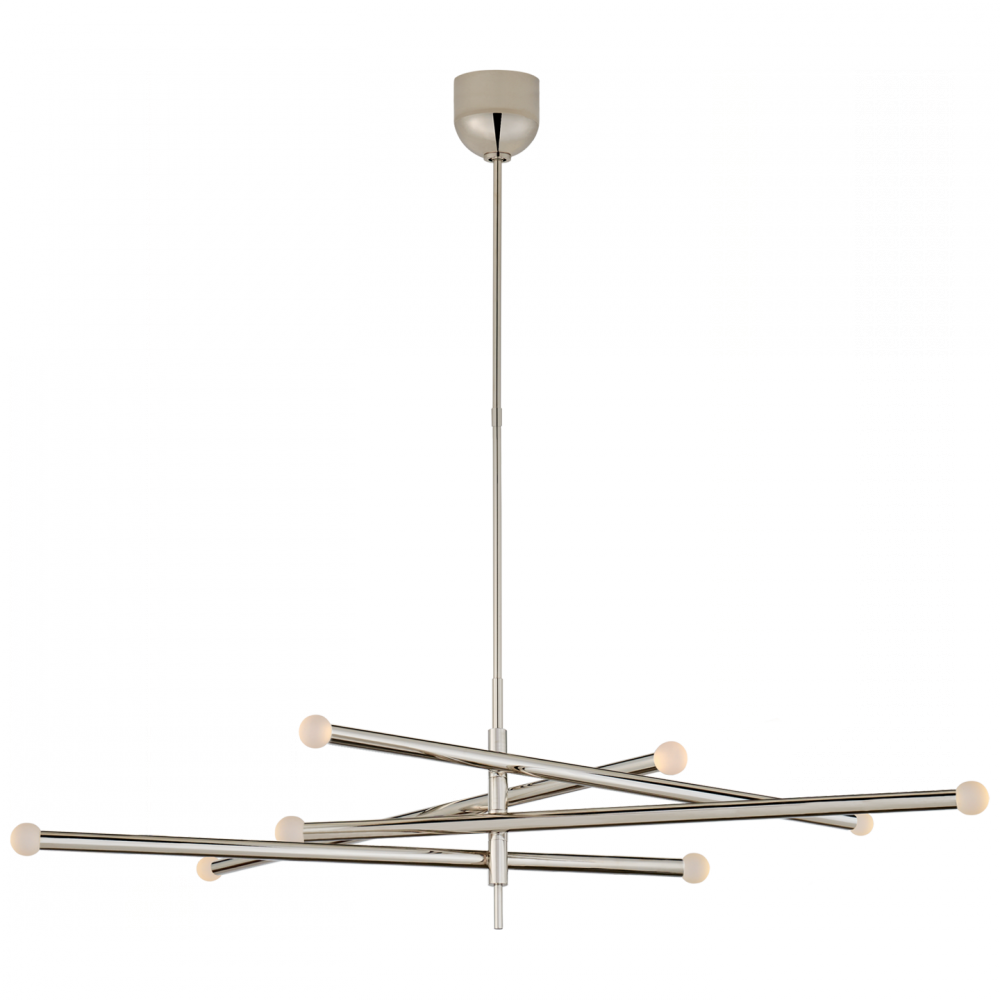 Rousseau Grande Eight Light Articulating Chandelier