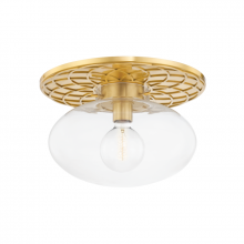 Hudson Valley 1418-AGB - New Paltz Semi Flush