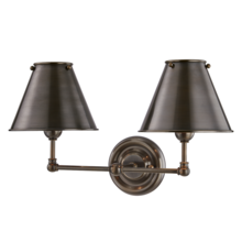 Hudson Valley MDS102-DB-MS - Classic No.1 Wall Sconce