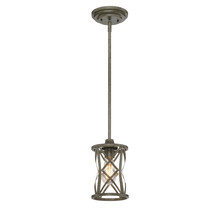 Millennium 2171-AS - Lakewood 1-Light Mini-Pendant light Antique Silver