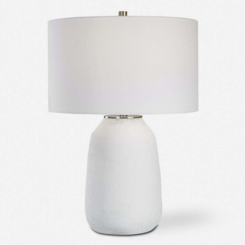 Uttermost Heir Chalk White Table Lamp