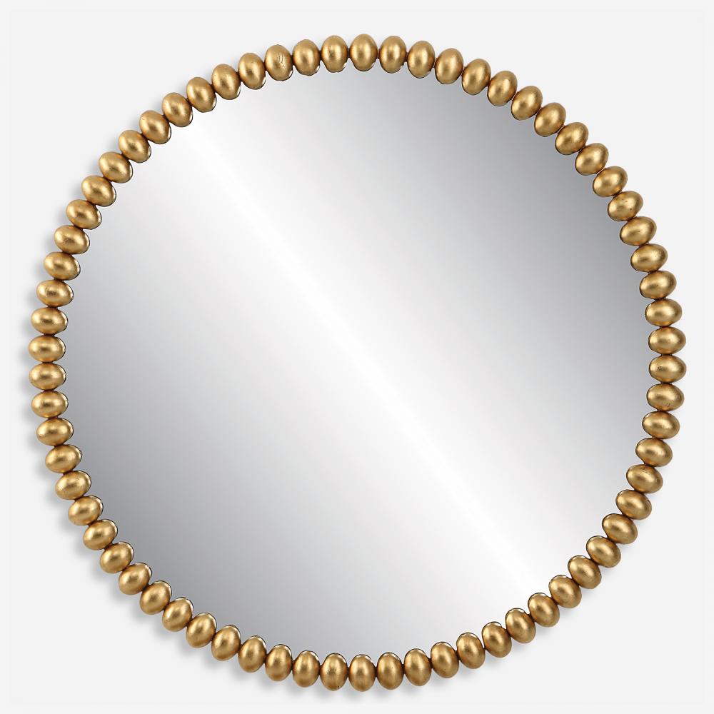 Byzantine Round Gold Mirror