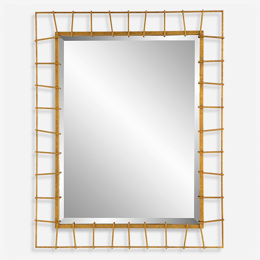 Townsend Antiqued Gold Mirror