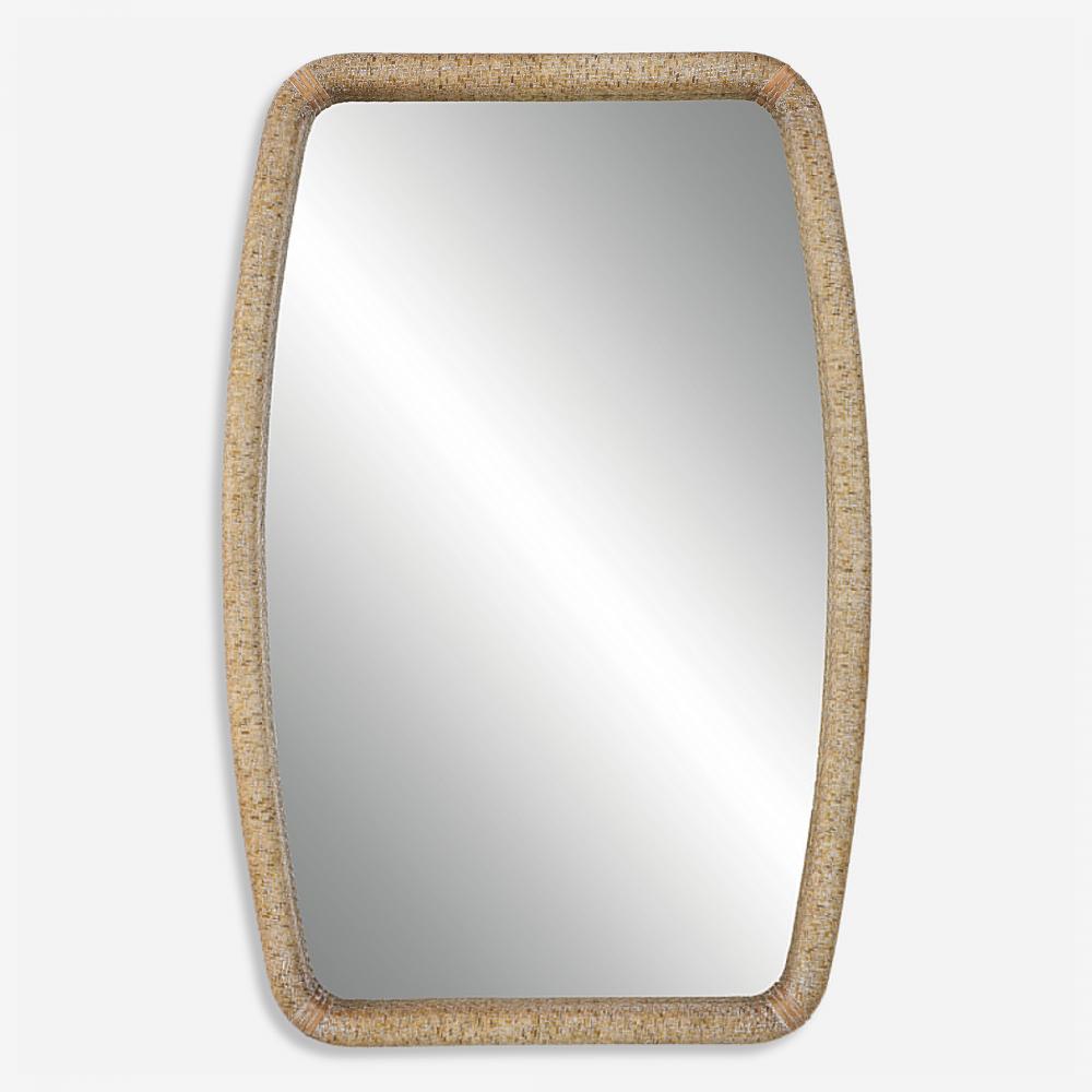 Tiki Rattan Mirror