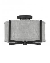 Hinkley 41705BK - Hinkley Lighting Axis Series 41705BK Semi-Flush