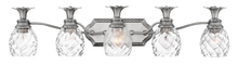 Hinkley 5315PL - Extra Large Five Light Vanity